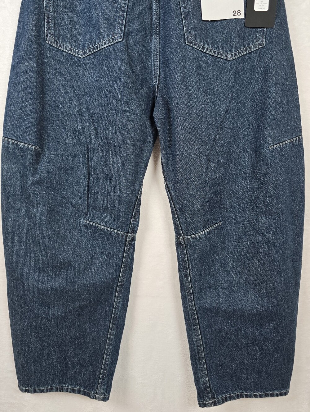 Rag & Bone The Chase High-Rise Barrel Jeans Grafton Blue Sz.28 - Picture 8 of 16